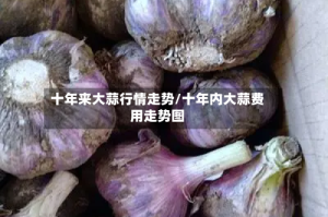 十年来大蒜行情走势/十年内大蒜费用走势图