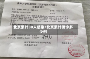北京累计30人感染/北京累计确诊多少例