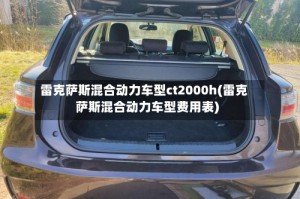 雷克萨斯混合动力车型ct2000h(雷克萨斯混合动力车型费用表)