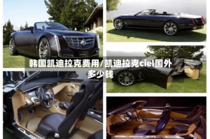 韩国凯迪拉克费用/凯迪拉克ciel国外多少钱