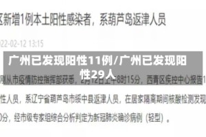 广州已发现阳性11例/广州已发现阳性29人