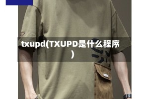 txupd(TXUPD是什么程序)