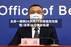 北京一病例26天内17次核检均为阴性/北京26日确诊轨迹