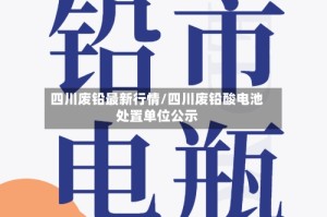 四川废铅最新行情/四川废铅酸电池处置单位公示