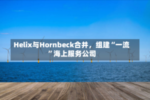 Helix与Hornbeck合并，组建“一流”海上服务公司