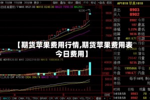 【期货苹果费用行情,期货苹果费用表今日费用】