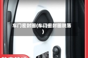 车门密封圈(车门密封圈脱落)