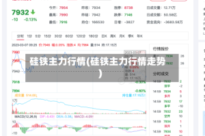 硅铁主力行情(硅铁主力行情走势)