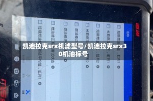 凯迪拉克srx机滤型号/凯迪拉克srx30机油标号