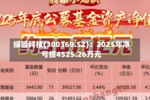 绿盟科技(300369.SZ)：2025年净亏损4525.26万元