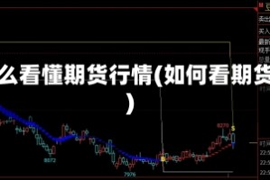怎么看懂期货行情(如何看期货)