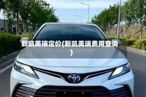 新凯美瑞定价(新凯美瑞费用查询)