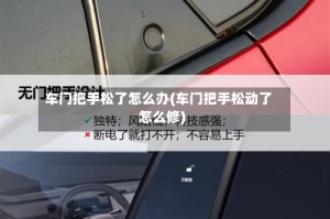 车门把手松了怎么办(车门把手松动了怎么修)