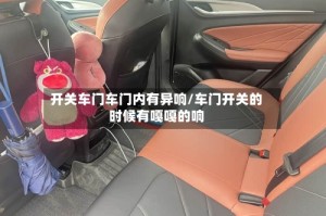 开关车门车门内有异响/车门开关的时候有嘎嘎的响
