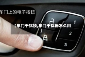 【车门干扰锁,车门干扰器怎么用】