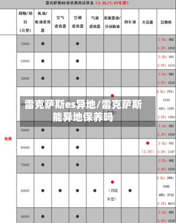 雷克萨斯es异地/雷克萨斯能异地保养吗-第1张图片