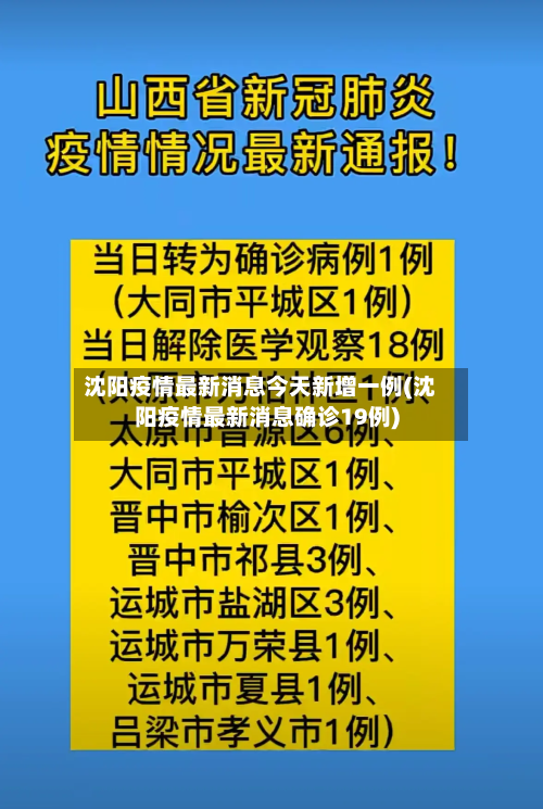 沈阳疫情最新消息今天新增一例(沈阳疫情最新消息确诊19例)-第1张图片
