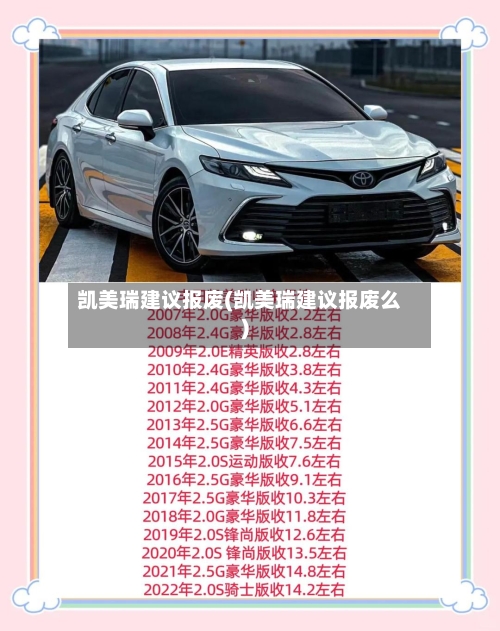 凯美瑞建议报废(凯美瑞建议报废么)-第2张图片