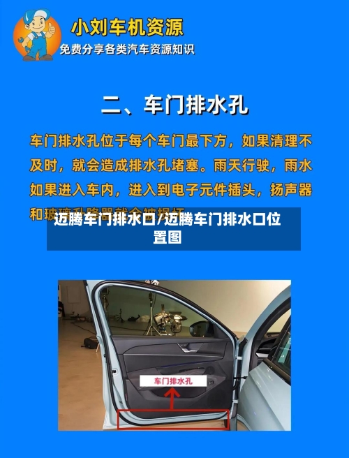 迈腾车门排水口/迈腾车门排水口位置图-第1张图片