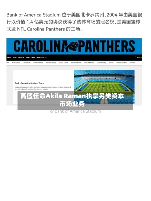 高盛任命Akila Raman执掌另类资本市场业务-第2张图片