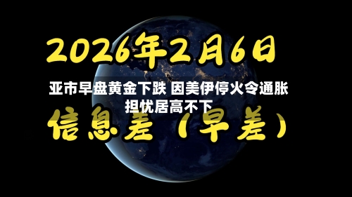 亚市早盘黄金下跌 因美伊停火令通胀担忧居高不下-第1张图片