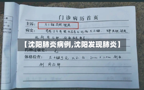 【沈阳肺炎病例,沈阳发现肺炎】-第1张图片