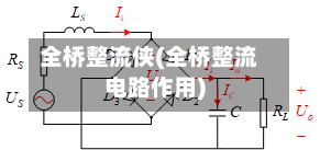 全桥整流侠(全桥整流电路作用)-第1张图片