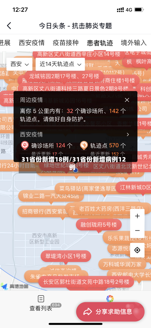 31省份新增18例/31省份新增病例12例-第2张图片