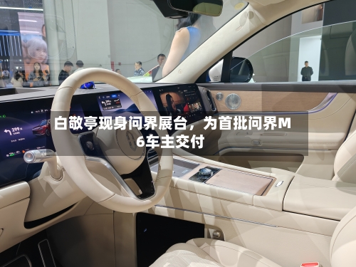 白敬亭现身问界展台	，为首批问界M6车主交付-第2张图片