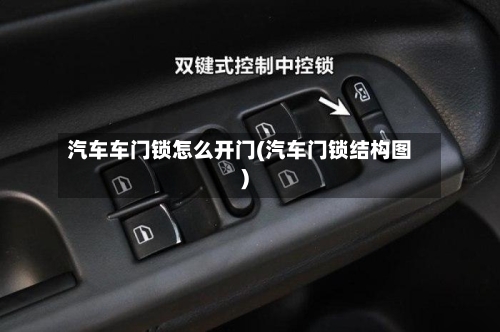 汽车车门锁怎么开门(汽车门锁结构图)-第3张图片