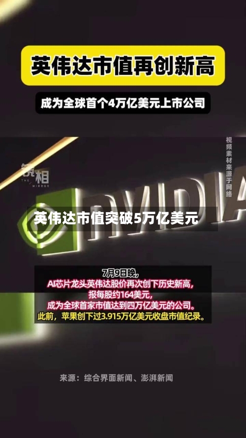 英伟达市值突破5万亿美元-第1张图片