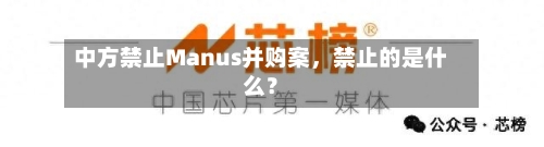 中方禁止Manus并购案，禁止的是什么？-第1张图片