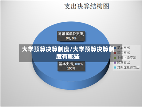 大学预算决算制度/大学预算决算制度有哪些-第1张图片