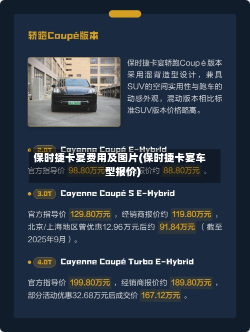 保时捷卡宴费用及图片(保时捷卡宴车型报价)-第2张图片