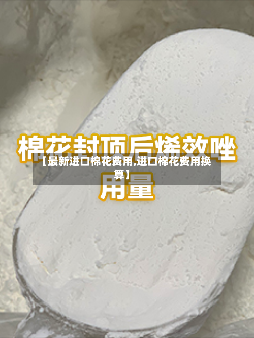 【最新进口棉花费用,进口棉花费用换算】-第1张图片