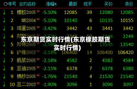 东京期货实时行情(东京橡胶期货实时行情)-第2张图片