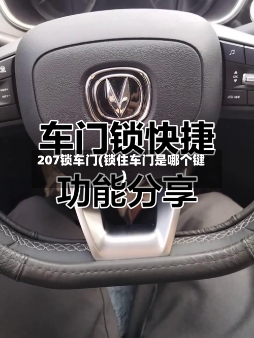 207锁车门(锁住车门是哪个键)-第3张图片