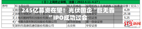 245亿募资在望！光伏国企“巨无霸	”IPO成功过会-第2张图片