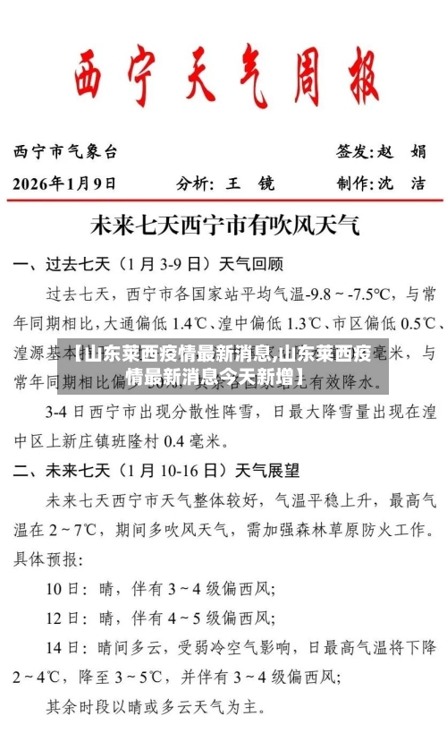 【山东莱西疫情最新消息,山东莱西疫情最新消息今天新增】-第1张图片